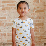 Bamboo 2pc Short Sleeve Pajamas with Pants - Dozer