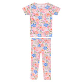 Bamboo 2pc Short Sleeve Pajamas with Pants - Penelope