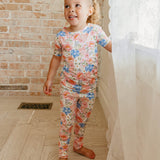 Bamboo 2pc Short Sleeve Pajamas with Pants - Penelope