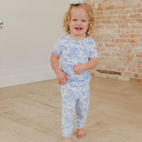 Bamboo 2pc Short Sleeve Pajamas with Pants - Vintage Carnival