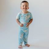 2pc Short Sleeve Pajamas with Pants - Explorer