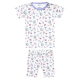 2pc Short Sleeve Pajama Set - Minnie Mouse's Bowquet