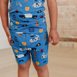 Bamboo 2pc Short Sleeve Pajama Set - Policemen