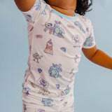 2pc Short Sleeve Pajama Set - Monsters, Inc. Friends