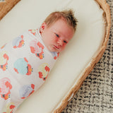 Knit Swaddle Blanket - Elmo Heart Candies