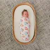 Knit Swaddle Blanket - Elmo Heart Candies