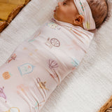 Knit Swaddle Blanket - Enchanted Friends