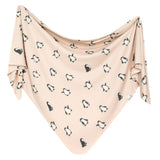 Knit Swaddle Blanket - Penguins