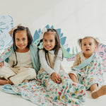 Three-Layer Jumbo Quilt - Dinosaurs of Jurassic Park