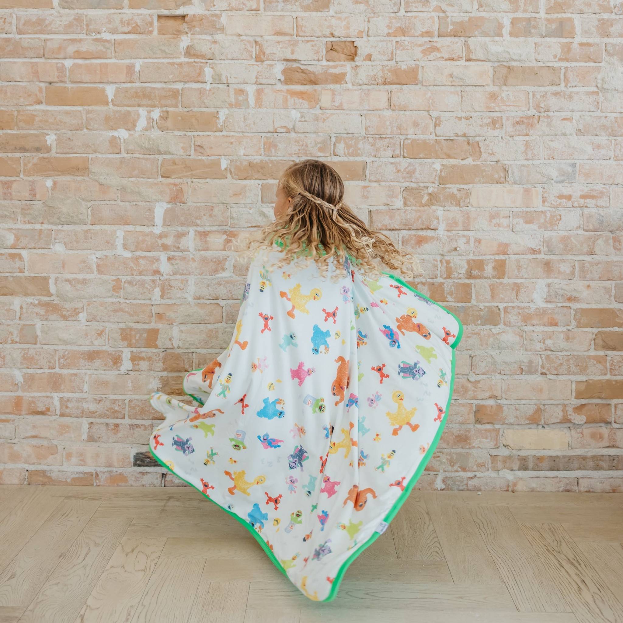 Three-Layer Quilt - Sesame Friends