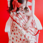 Three-Layer Quilt - Strawberry