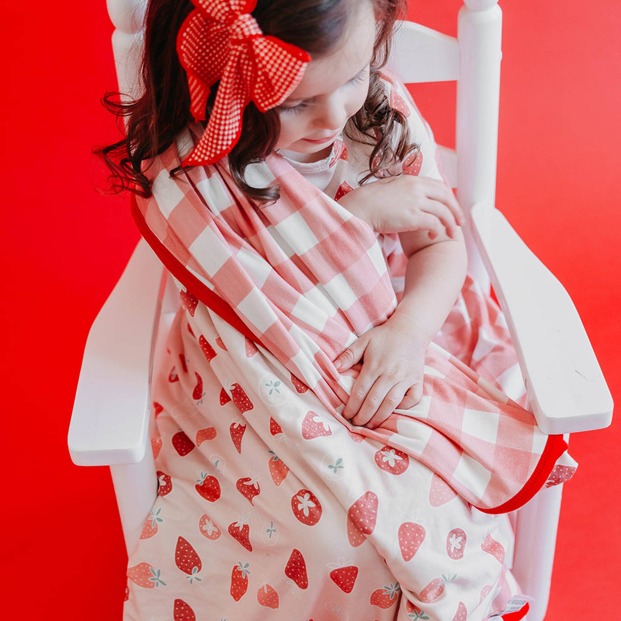 Three-Layer Quilt - Strawberry
