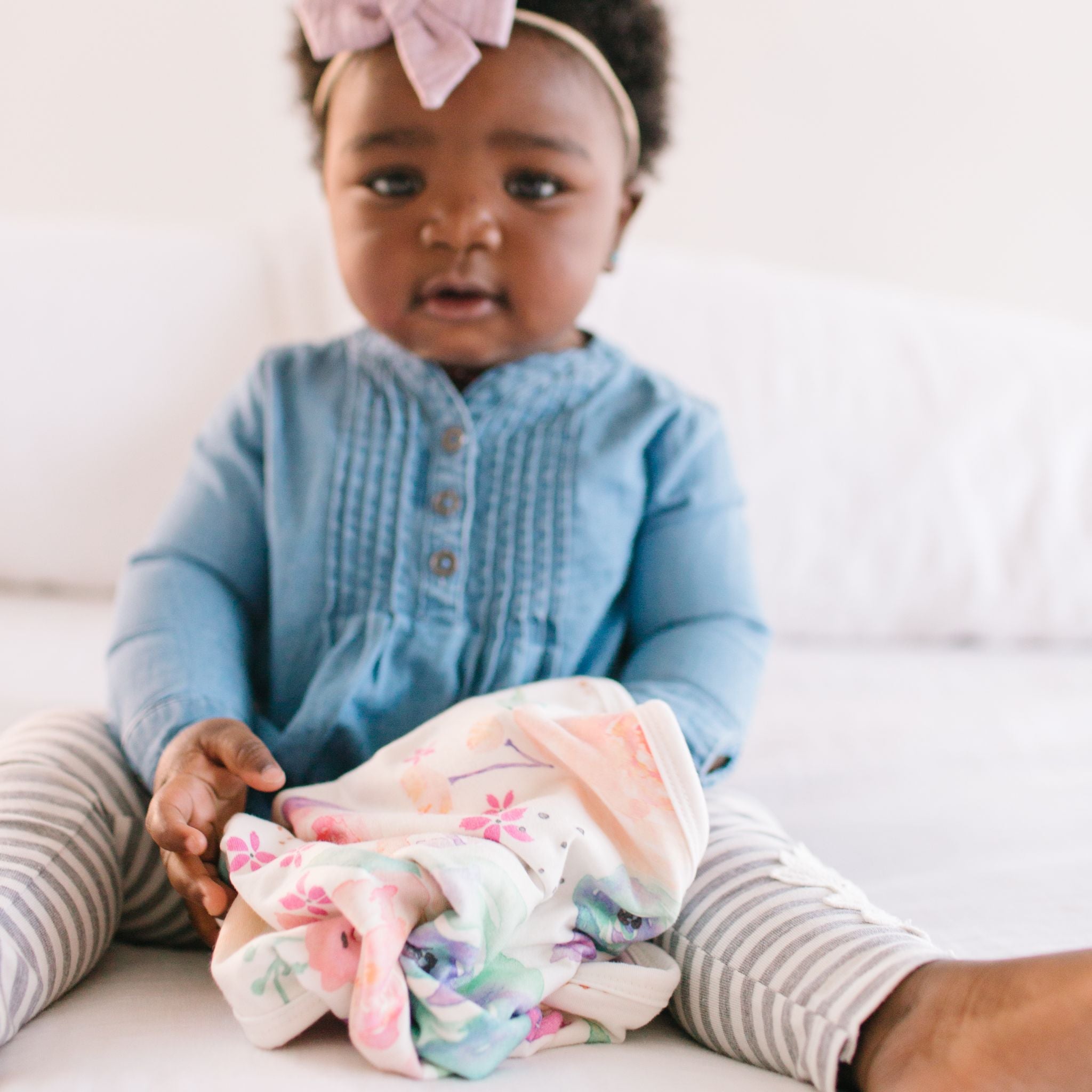 Three-Layer Security Blanket Set - Bloom