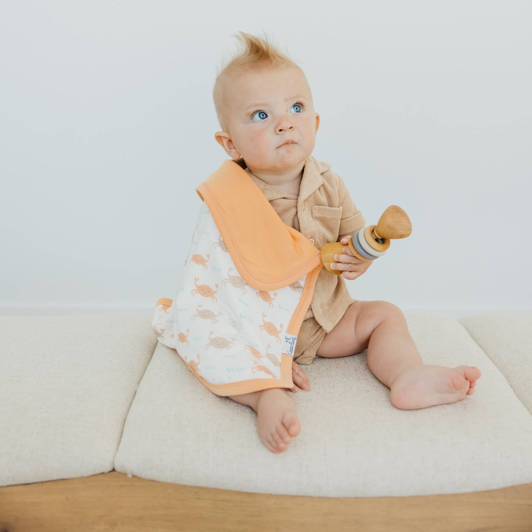 Three-Layer Security Blanket Set - Tide