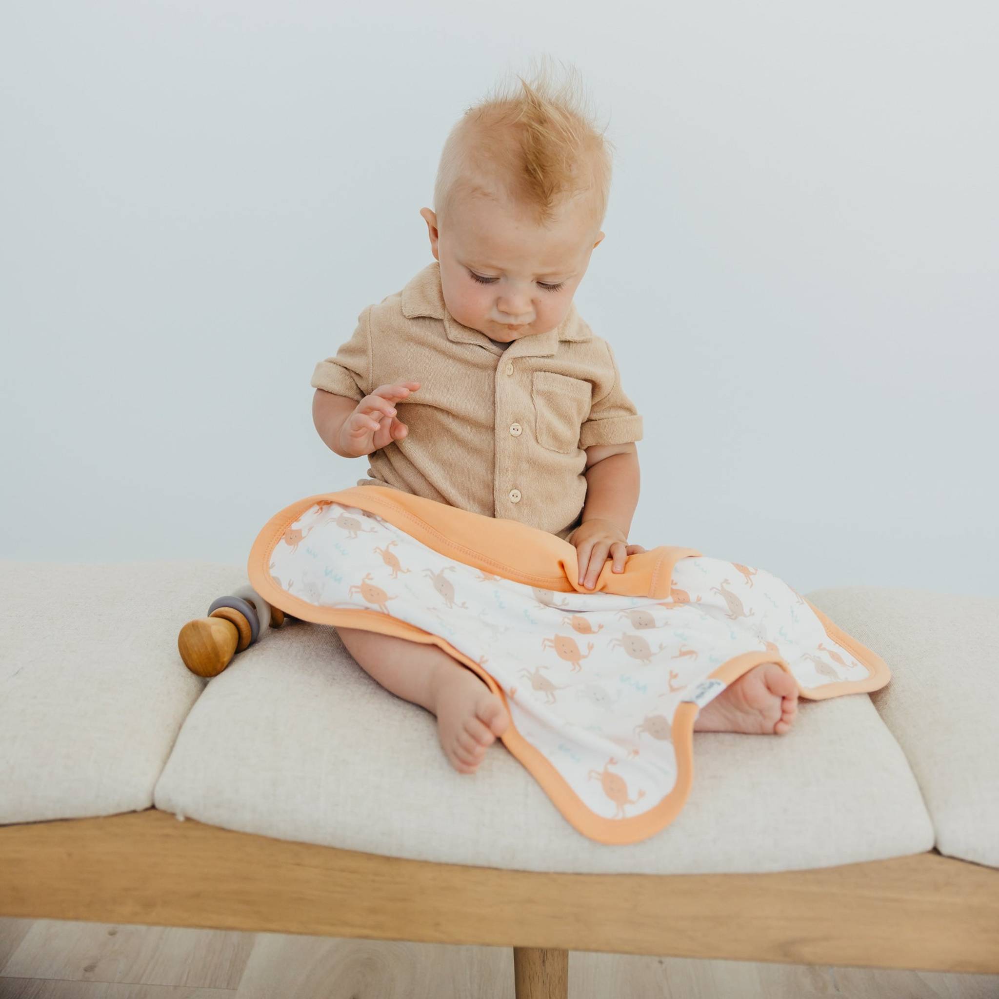 Three-Layer Security Blanket Set - Tide