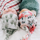 Top Knot Hat - Evergreen
