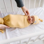 Top Knot Hat - Marigold