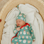 Top Knot Hat - Prancer