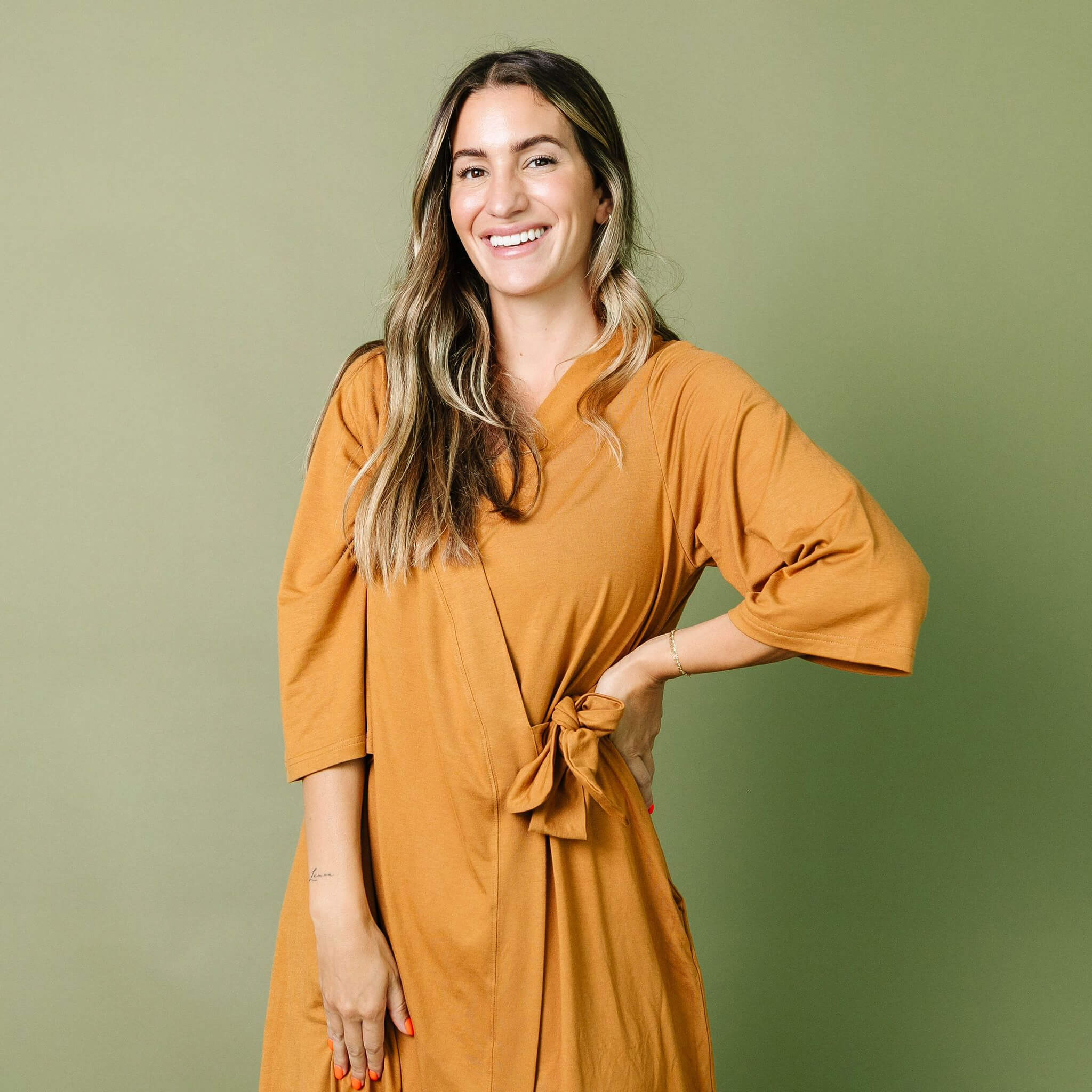 Women's Everyday Robe - Camel