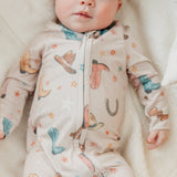 Zip-Up Footie Pajama - Cheyenne