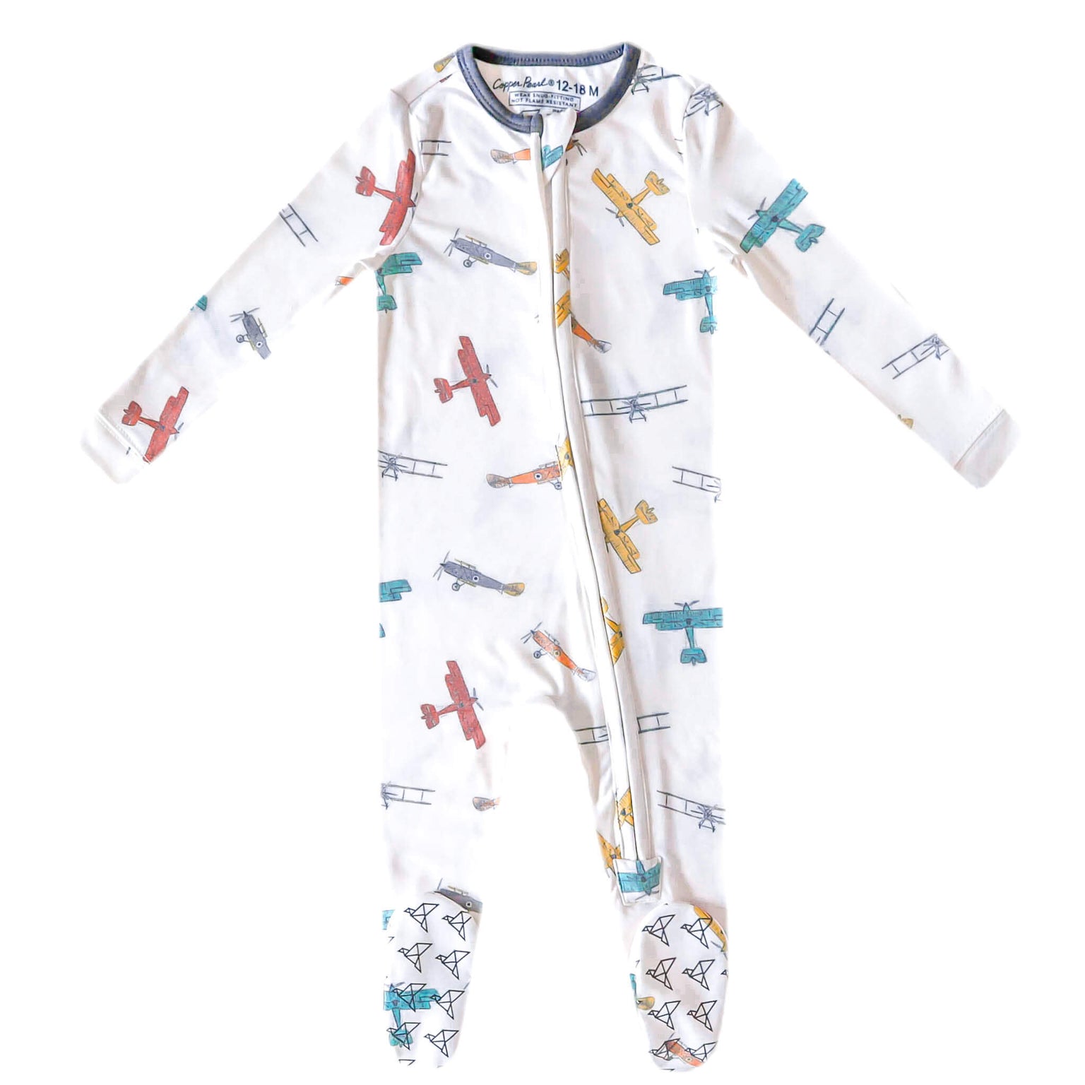 Zip-Up Footie Pajama - Ace