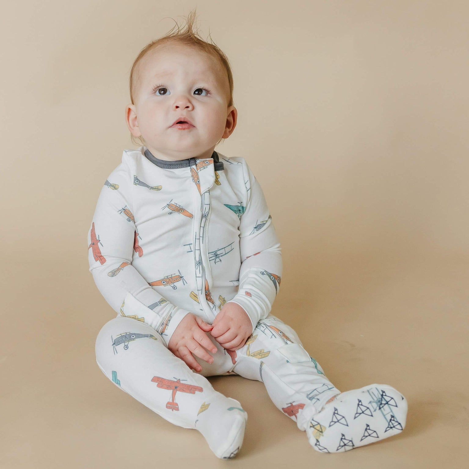 Zip-Up Footie Pajama - Ace