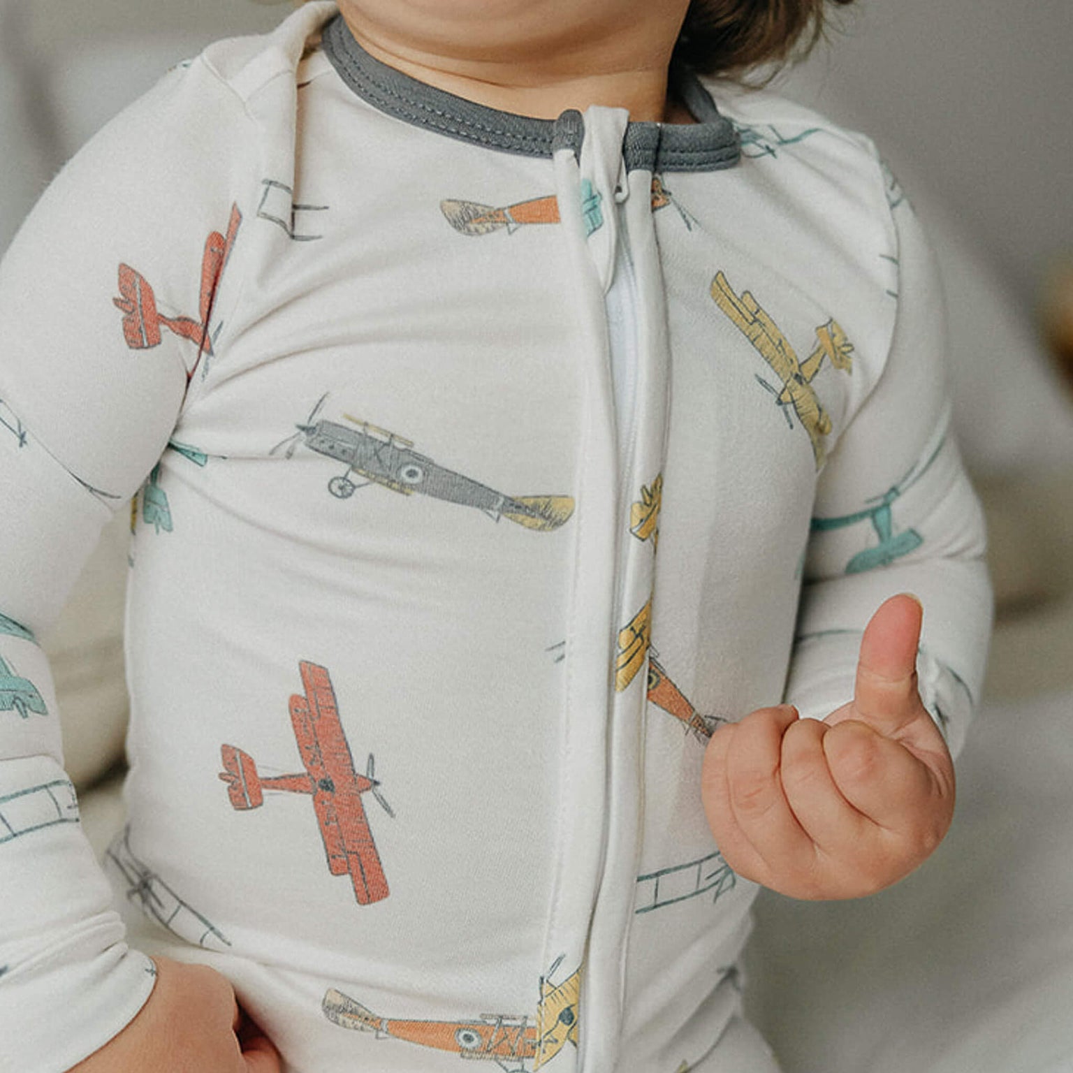 Zip-Up Footie Pajama - Ace