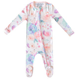 Zip-Up Footie Pajama - Bloom