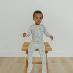 Zip-Up Footie Pajama - Chip