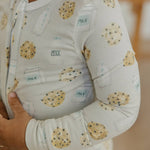 Zip-Up Footie Pajama - Chip