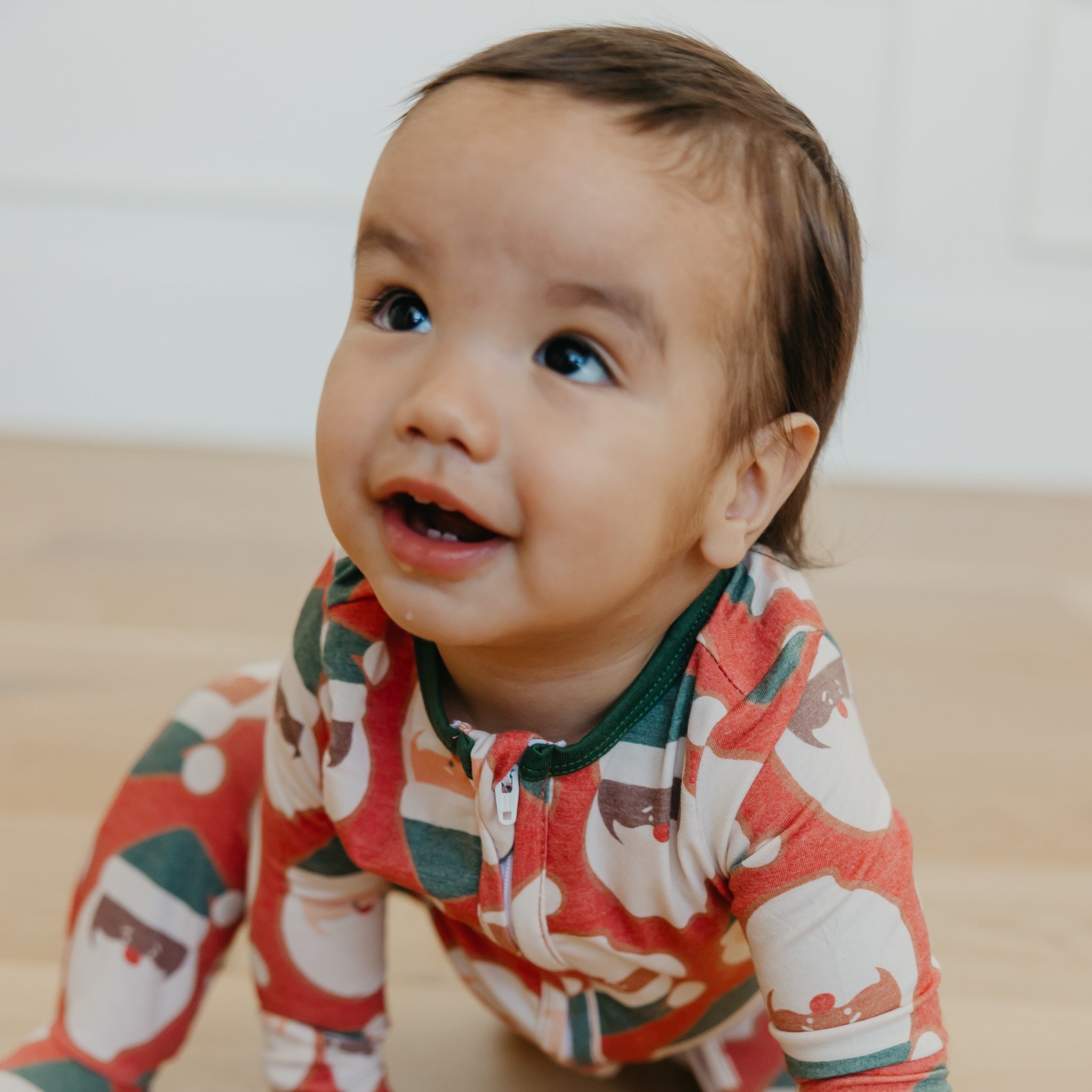 Zip-Up Footie Pajama - Claus