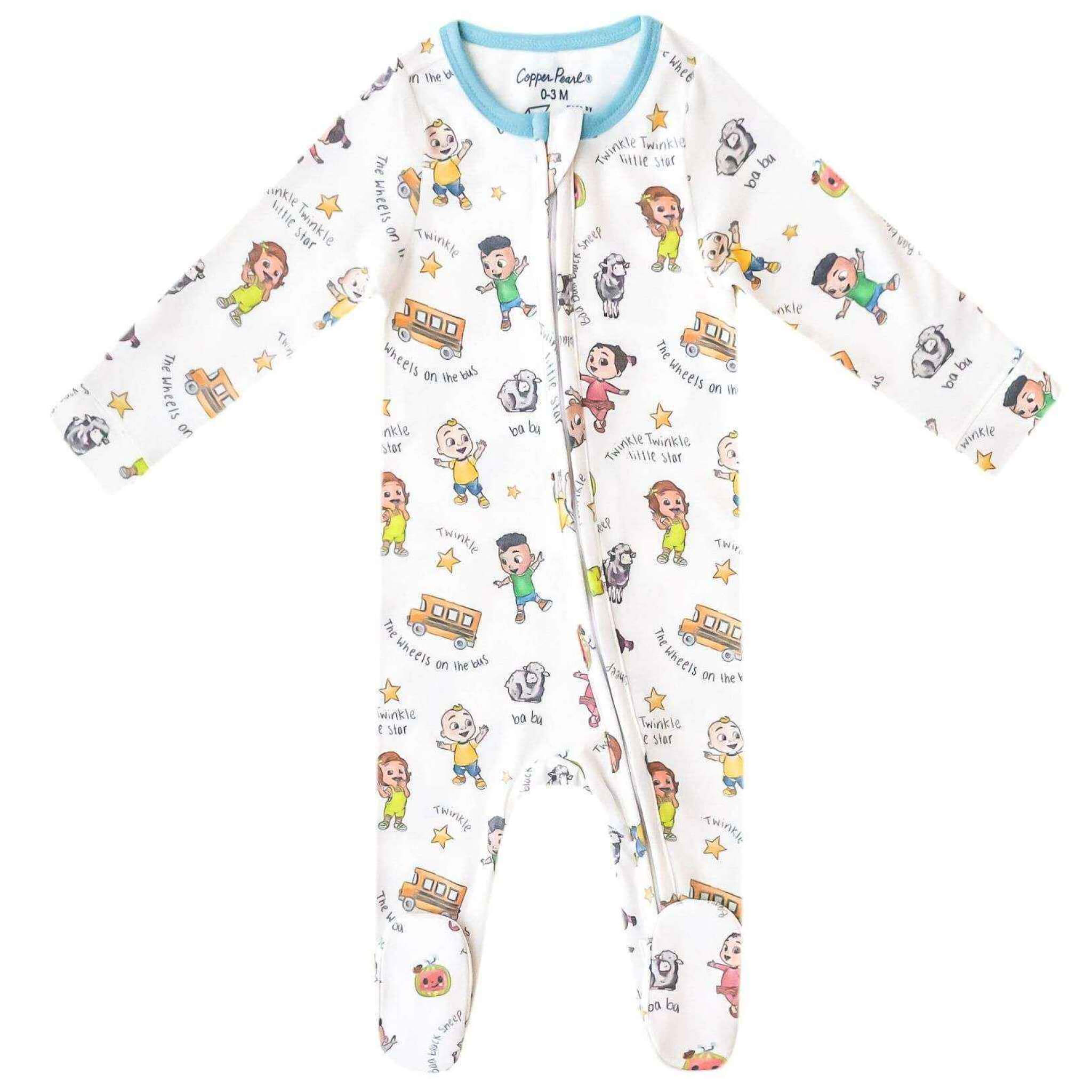 Zip-Up Footie Pajama - CoComelon Friends
