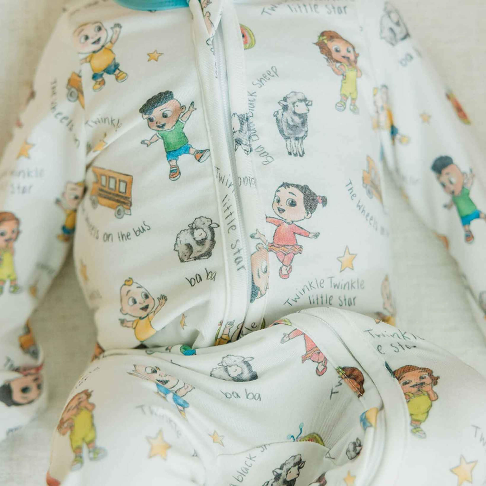 Zip-Up Footie Pajama - CoComelon Friends