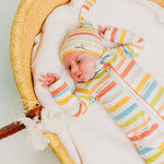 Zip-Up Footie Pajama - CoComelon Stripe