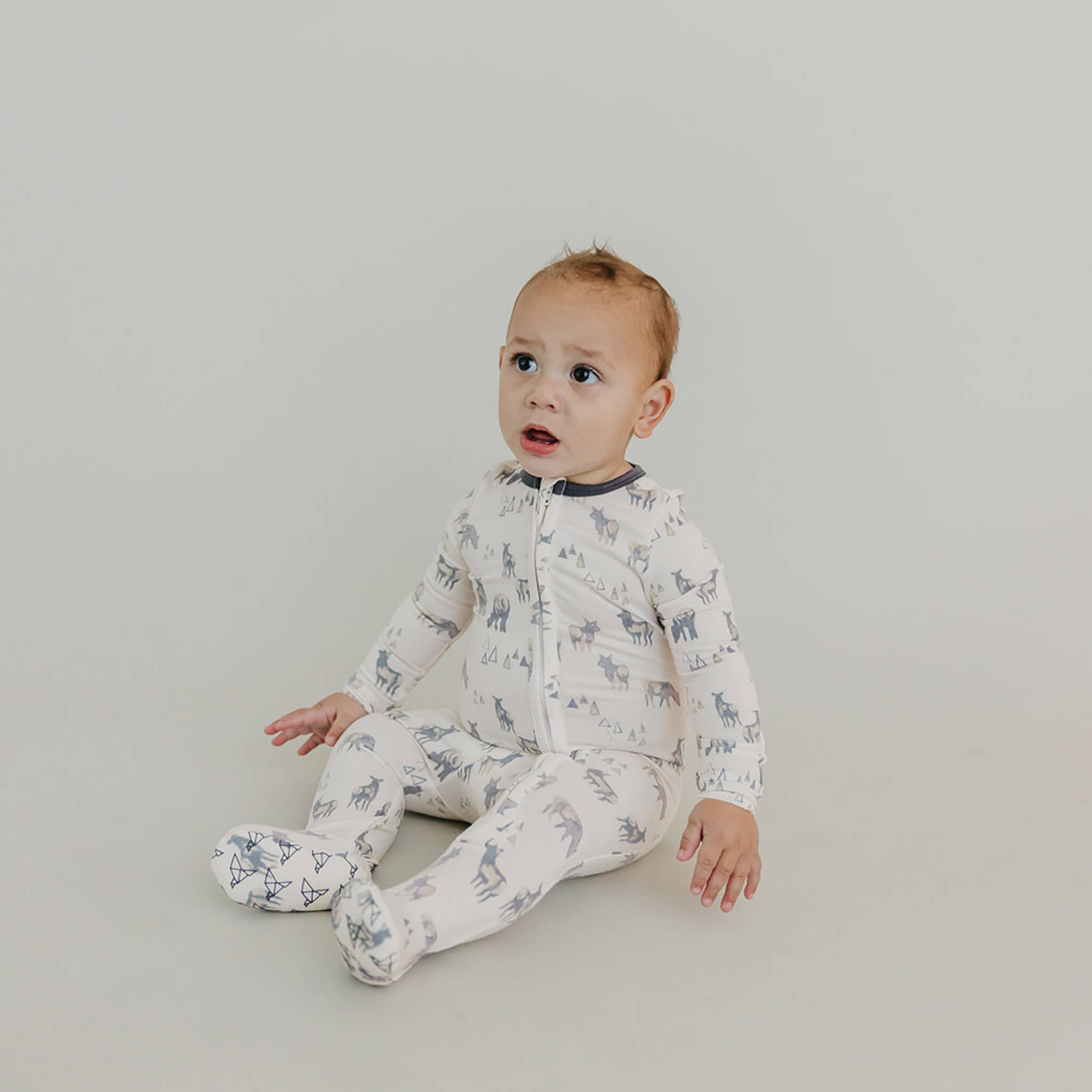 Zip-Up Footie Pajama - Cody