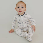 Zip-Up Footie Pajama - Cody