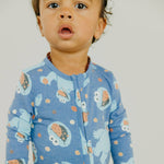 Zip-Up Footie Pajama - Cookie Monster