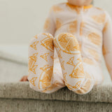 Zip-Up Footie Pajama - Cutie