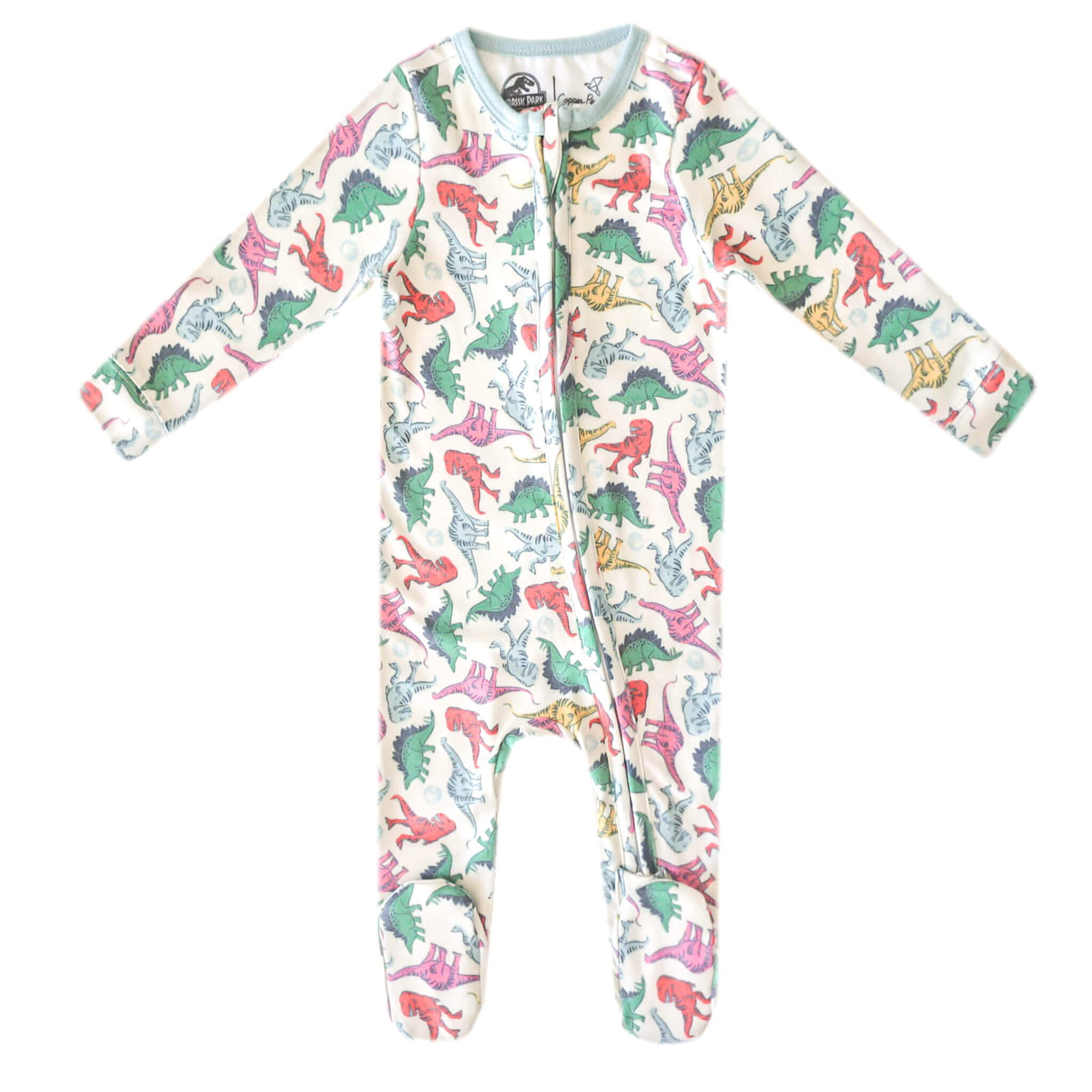 Zip-Up Footie Pajama - Dinosaurs of Jurassic Park