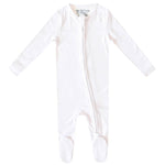 Zip-Up Footie Pajama - Dove