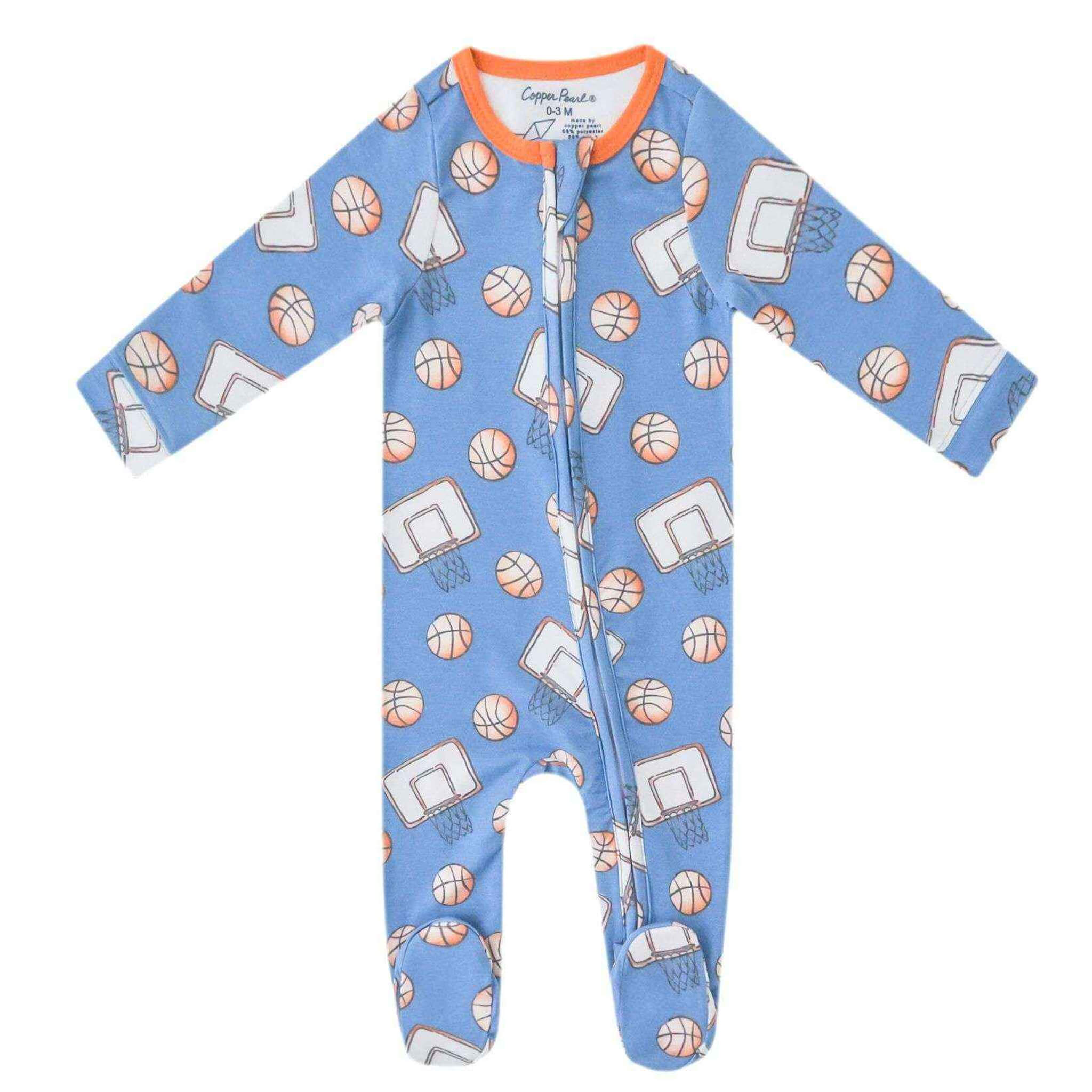 Zip-Up Footie Pajama - Dunk