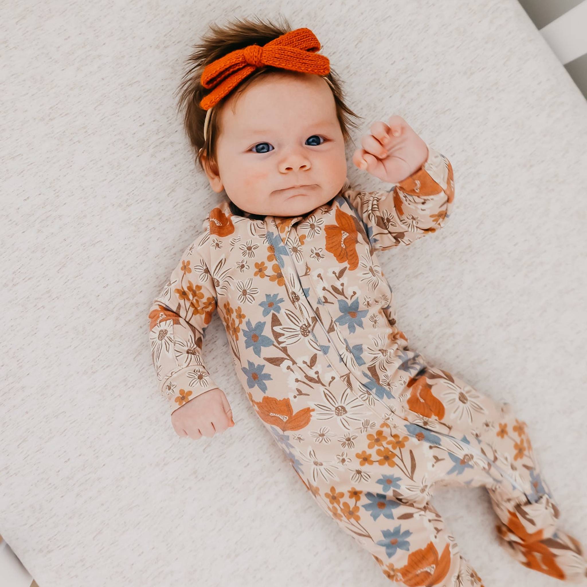 Zip-Up Footie Pajama - Eden
