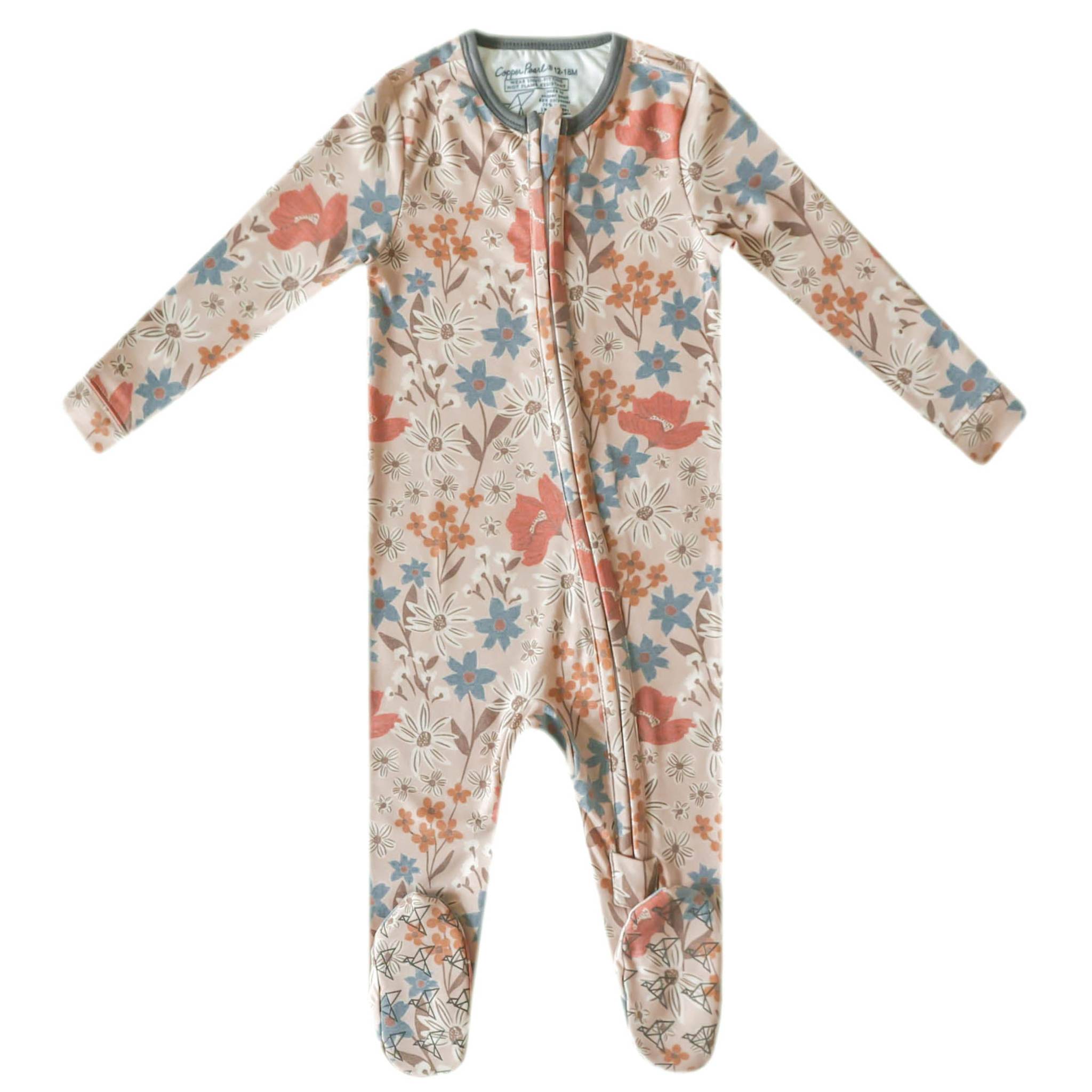 Zip-Up Footie Pajama - Eden