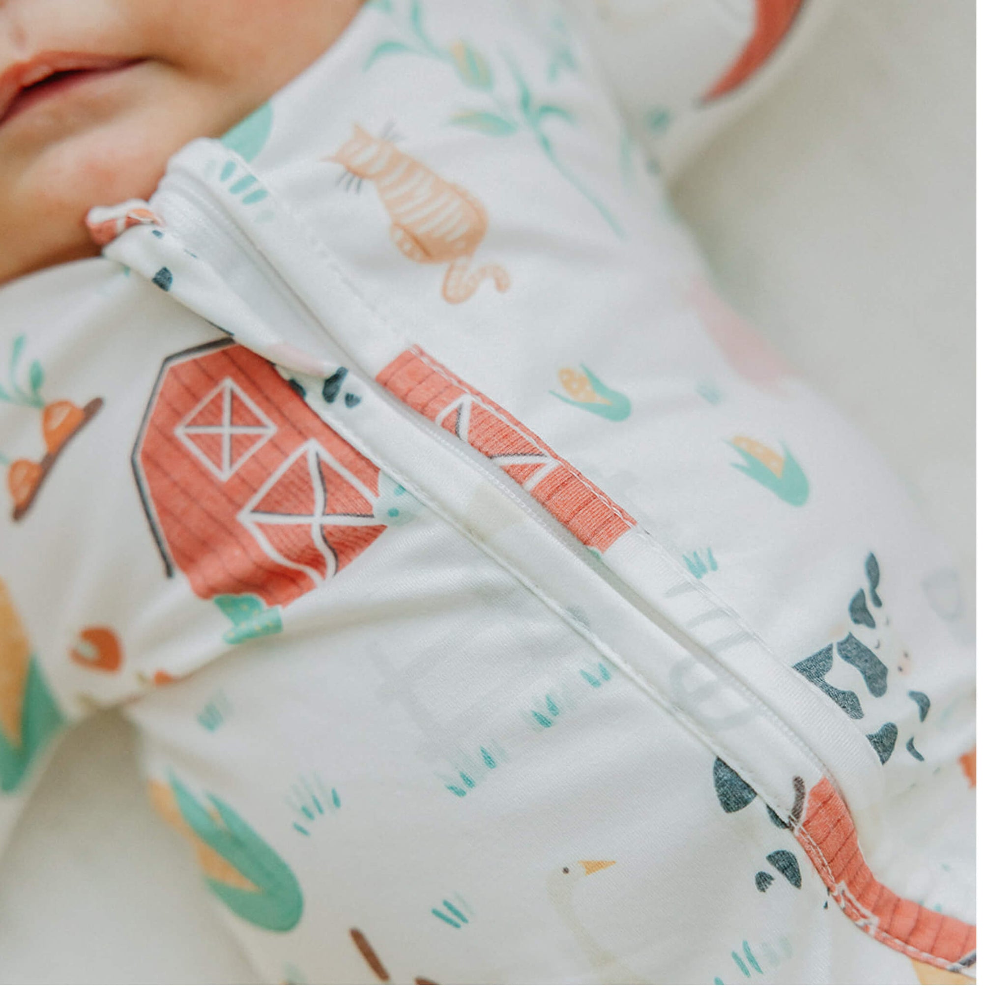 Zip-Up Footie Pajama - Farmstead