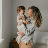 Zip-Up Footie Pajama - Fawn