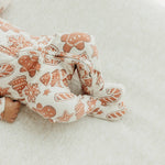 Zip-Up Footie Pajama - Gingerbread