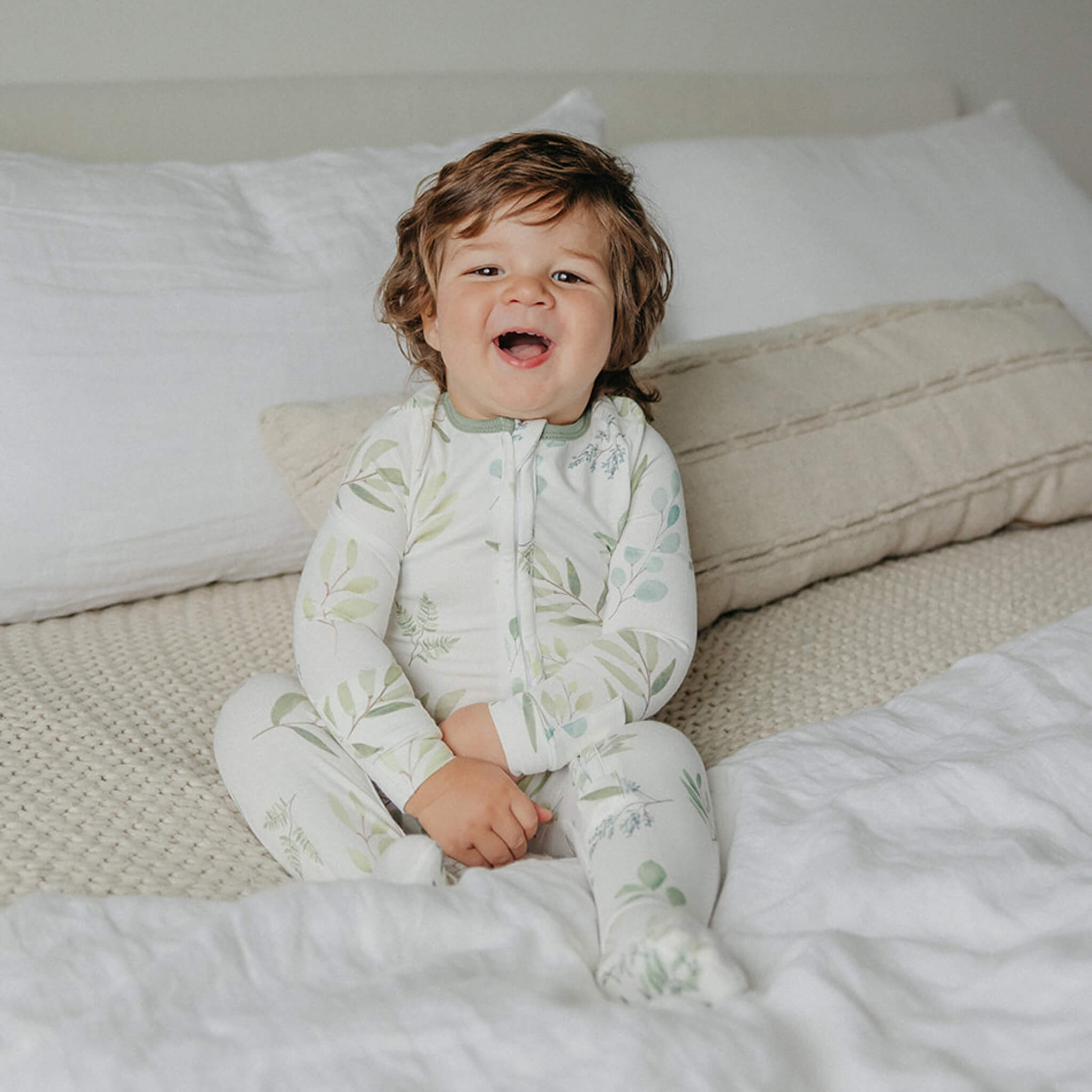 Zip-Up Footie Pajama - Haven