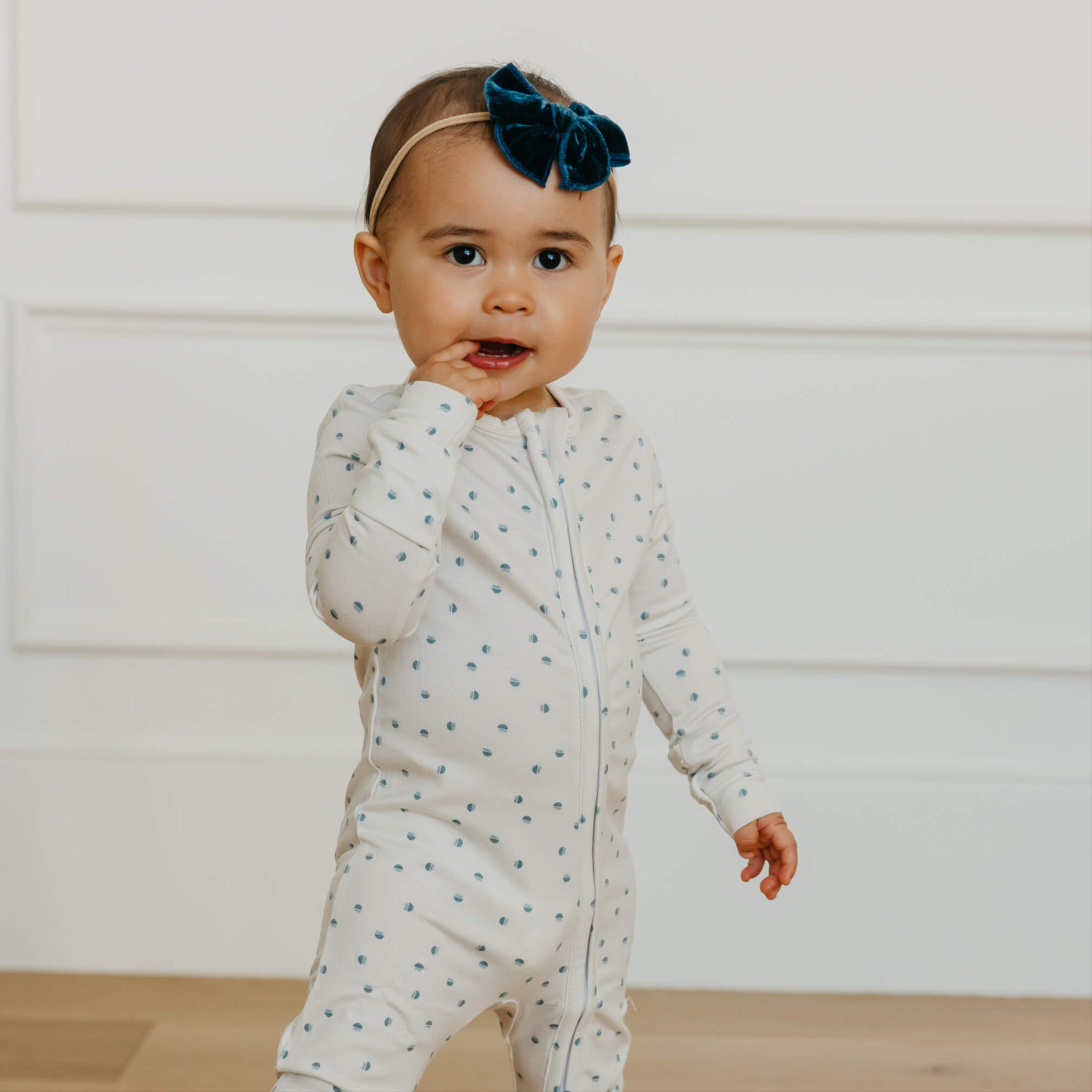 Zip-Up Footie Pajama - Haze