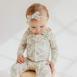 Zip-Up Footie Pajama - Jurassic Park Fossils