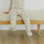 Zip-Up Footie Pajama - Jurassic Park Fossils